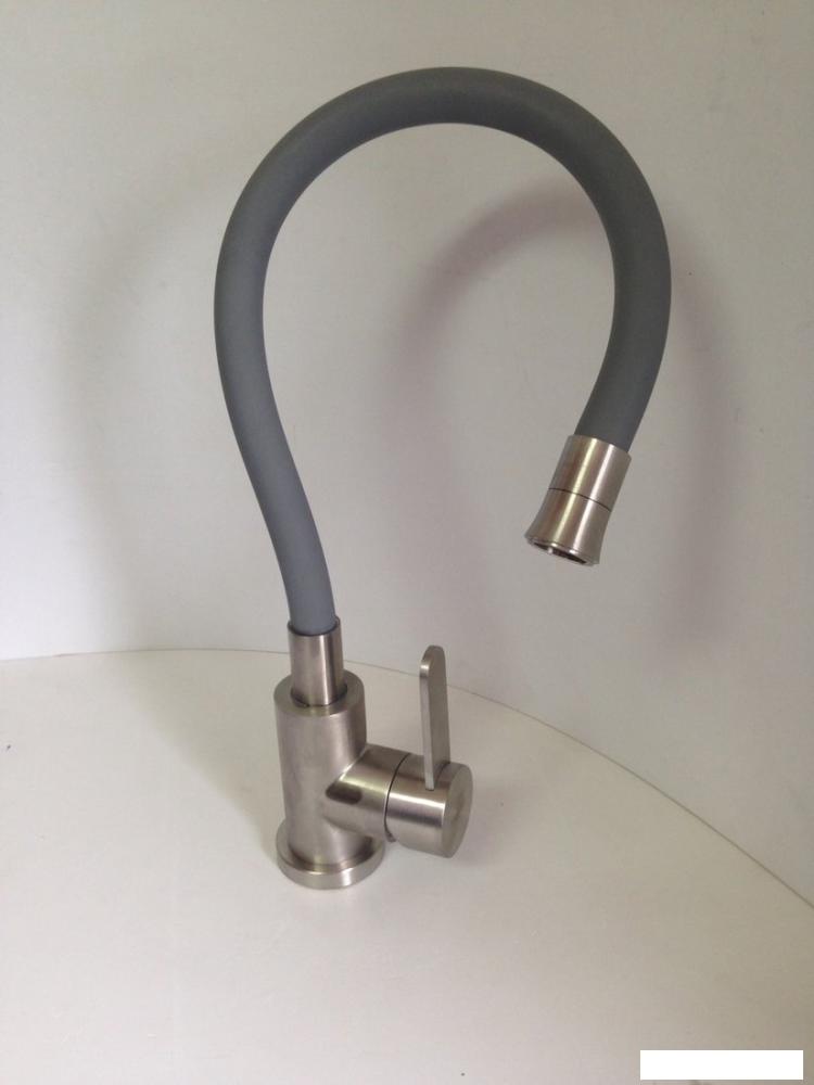 Смеситель Ledeme L74004-9 (сатин/серый)- фото2