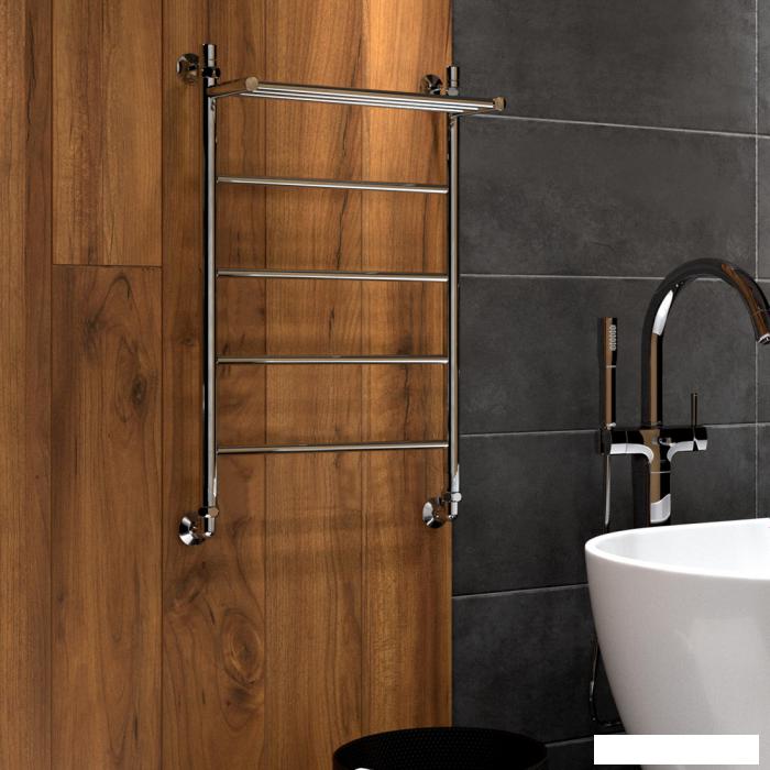 Полотенцесушитель Indigo Line 80x50 LLSHW80-50P (с нижним подключением)- фото3