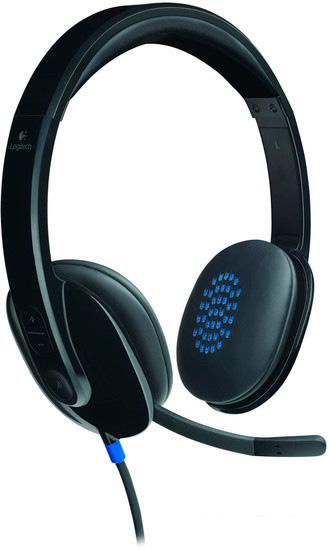 Наушники с микрофоном Logitech USB Headset H540- фото2