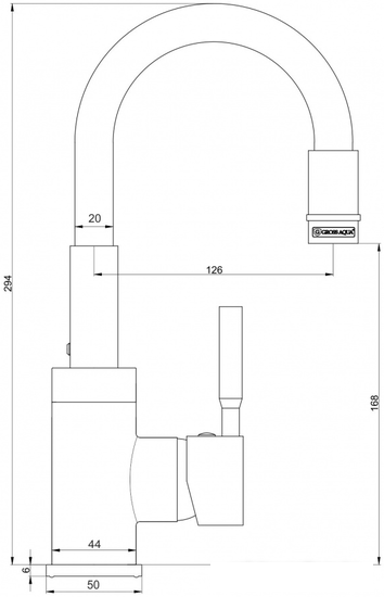 Смеситель Gross Aqua ColorFlex 3241508B- фото2