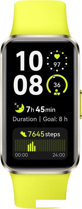 Фитнес-браслет Huawei Band 10 (зеленый, международная версия)- фото2