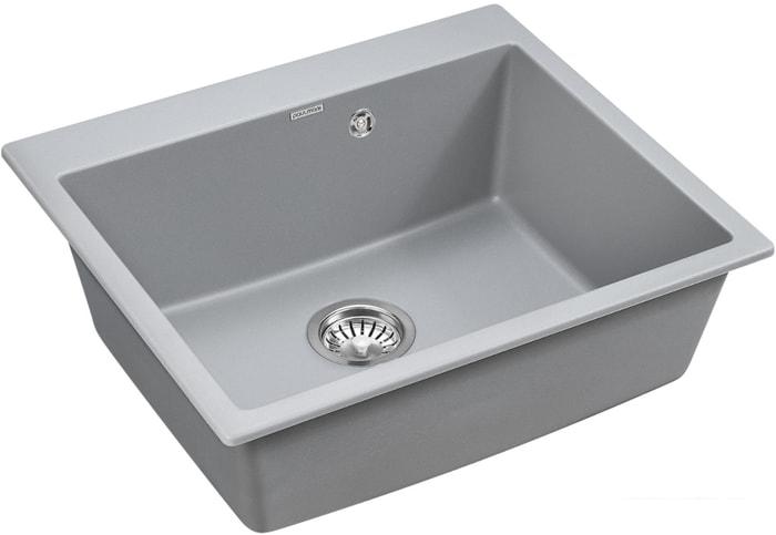 Кухонная мойка Paulmark Kante PM106052-GRM- фото2