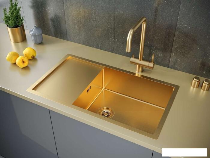 Кухонная мойка Paulmark PM217551-BG- фото3