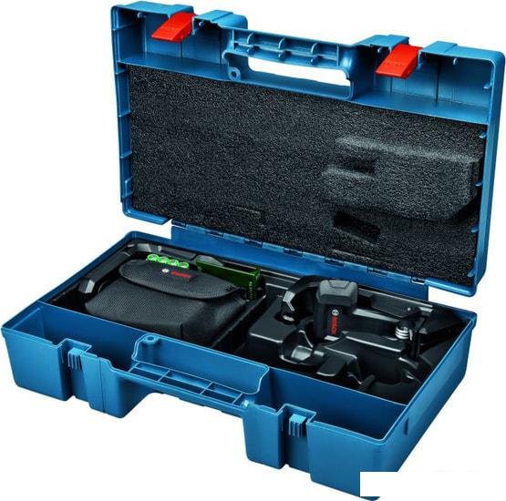Лазерный нивелир Bosch GLL 2-15 G Professional 0601063W02 (LB 10 + DK 10, кейс)- фото2