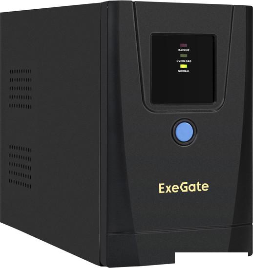 Источник бесперебойного питания ExeGate SpecialPro UNB-650.LED.AVR.1SH.2C13.RJ.USB EX292768RUS- фото