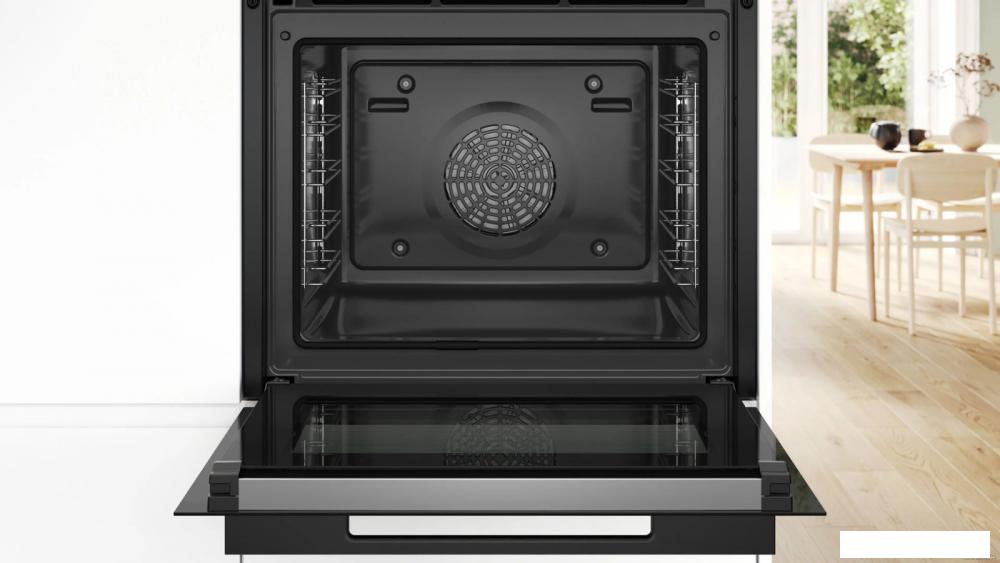 Электрический духовой шкаф Bosch Serie 8 HBG9763B1S- фото3