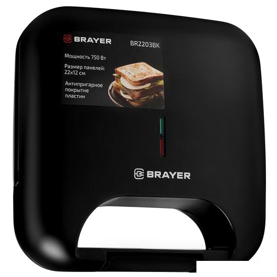 Сэндвичница Brayer BR2203BK- фото4