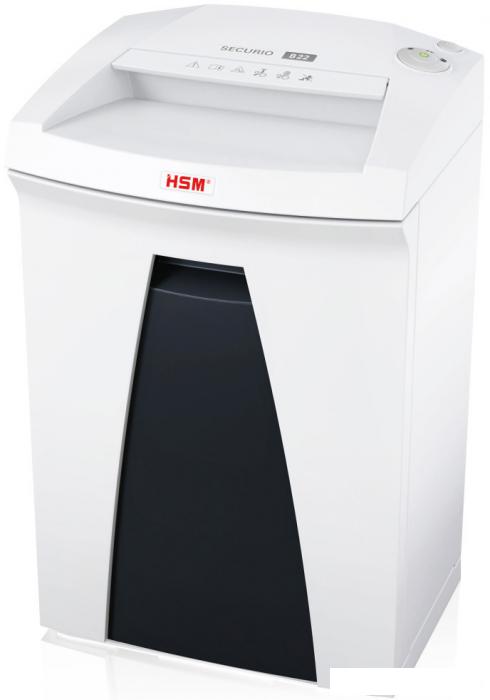 Шредер HSM Securio B22 (1.9x15 мм, белый)- фото