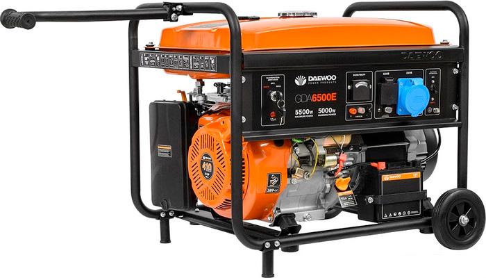 Бензиновый генератор Daewoo Power GDA 6500E- фото4