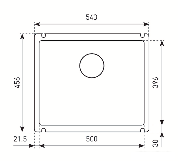 Кухонная мойка Zigmund & Shtain Integra 500 (осенняя трава)- фото2