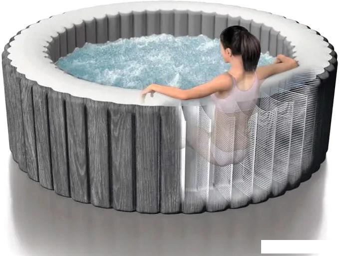 Надувной бассейн Intex Bubble Massage Deluxe 28440 (196x71) с джакузи- фото2
