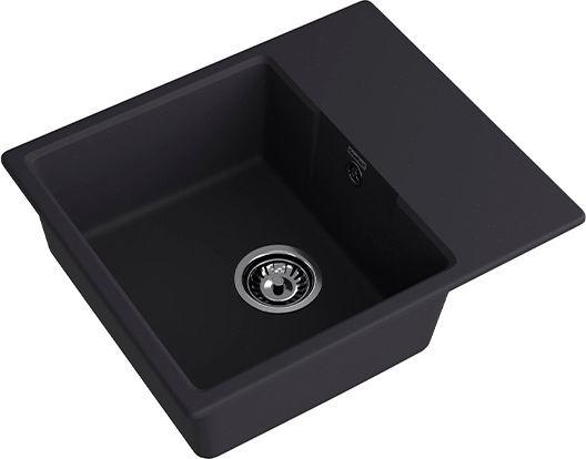 Кухонная мойка GranFest QUARZ GF-UR-658L (черный)- фото2