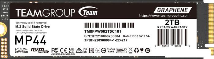 SSD Team MP44 2TB TM8FPW002T0C101- фото