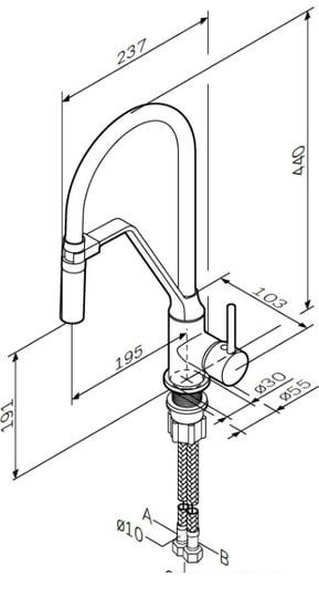 Смеситель AM.PM Like S F8013000- фото3