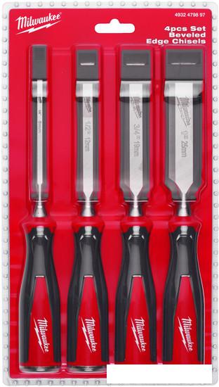Набор стамесок Milwaukee 4932479897 (4 предмета)- фото