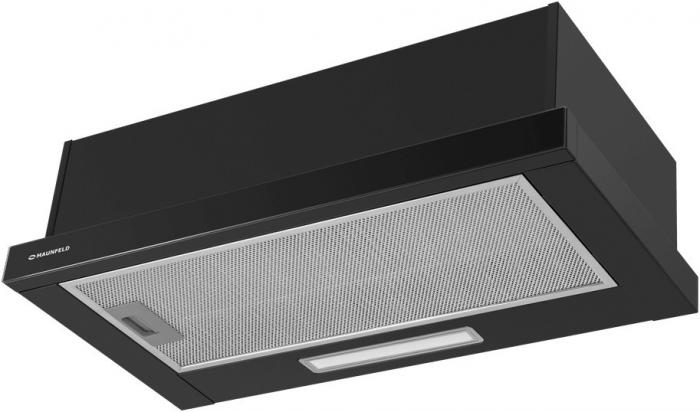 Кухонная вытяжка MAUNFELD Clyde 60 (черное стекло)- фото