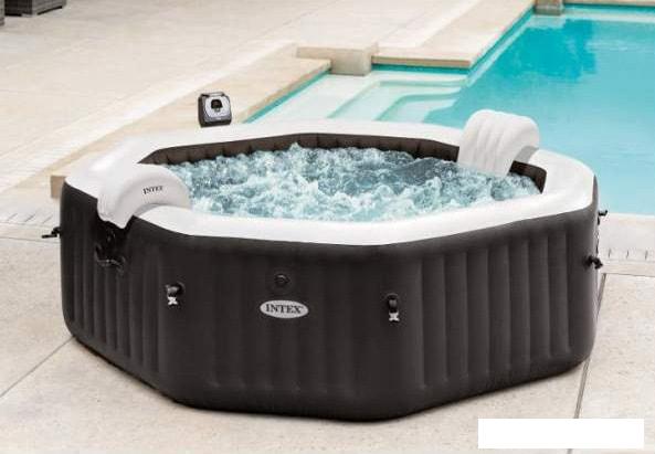 Надувной бассейн Intex Jet & Bubble Deluxe 28458 (201x71)- фото3
