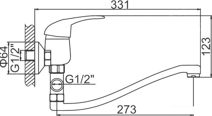 Смеситель Ledeme H02 L2102-B- фото2