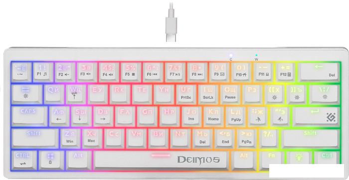 Клавиатура Defender Deimos GK-303 (белый)- фото