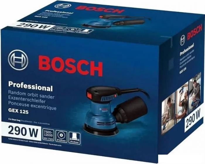 Эксцентриковая шлифмашина Bosch GEX 125 06013A8020- фото3