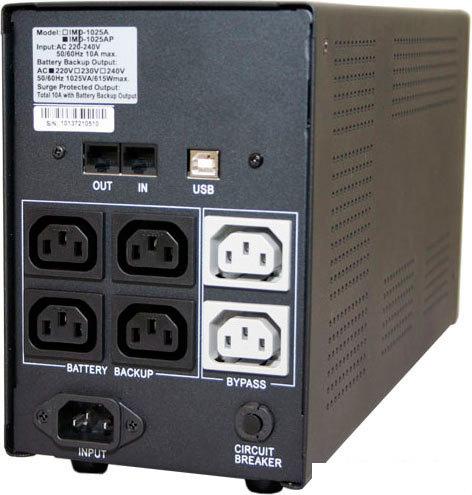 Источник бесперебойного питания Powercom Imperial IMP-1025AP 1025VA- фото3