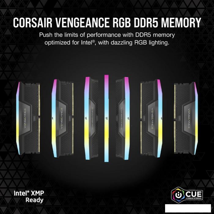 Оперативная память Corsair Vengeance RGB 2x16ГБ DDR5 6000 МГц CMH32GX5M2E6000C36- фото2
