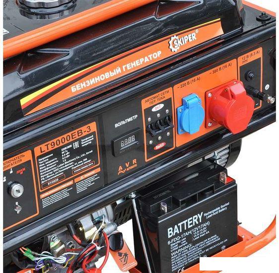 Бензиновый генератор Skiper LT9000EB-3- фото4