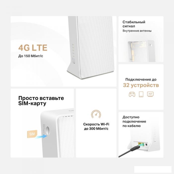 4G Wi-Fi роутер Mercusys MB112-4G- фото4