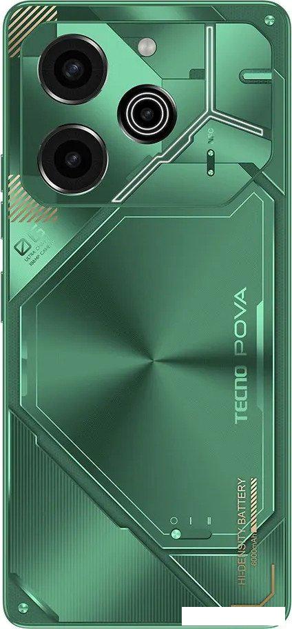 Смартфон Tecno Pova 6 Pro 12GB/256GB (зеленая комета)- фото2