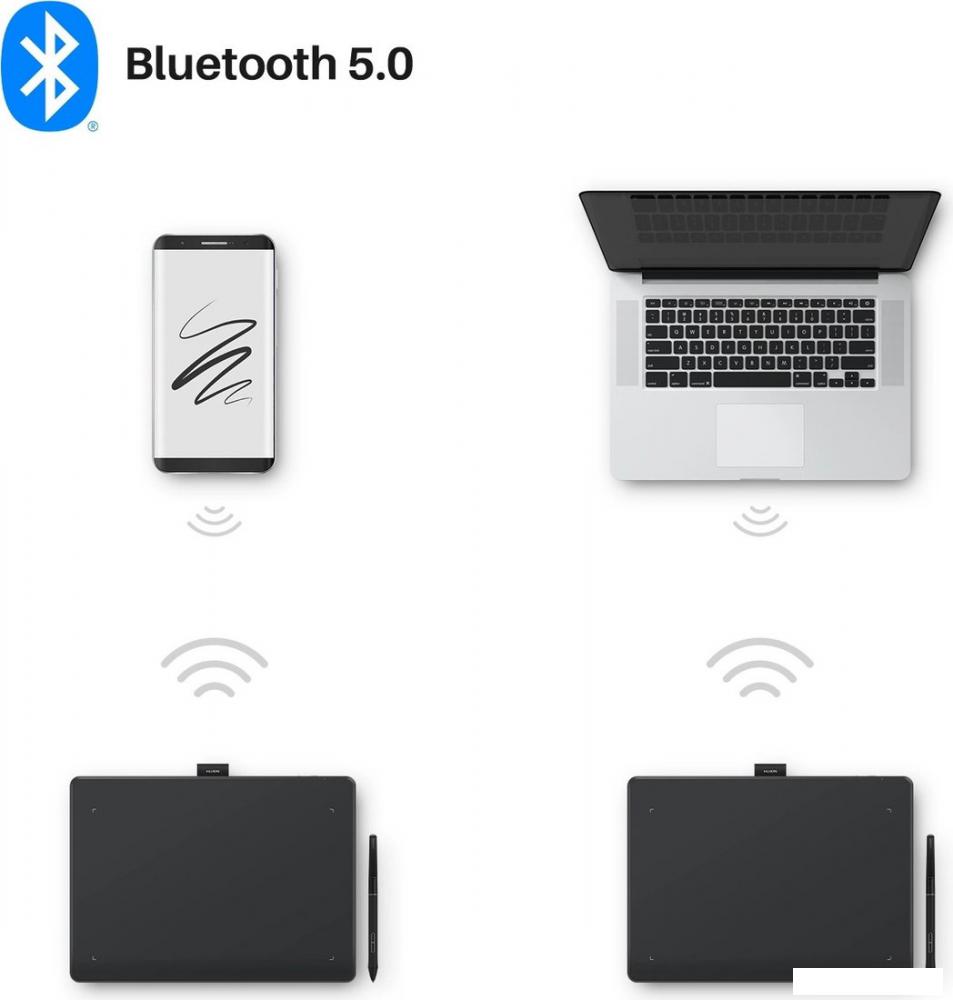 Графический планшет Huion Inspiroy Frego M L610 (черный)- фото3