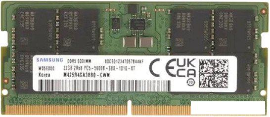 Оперативная память Samsung 32ГБ DDR5 SODIMM 5600 МГц M425R4GA3BB0-CWM