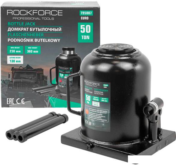 Бутылочный домкрат RockForce RF-T95007(Euro) 50т