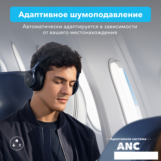 Наушники Anker Soundcore Space One (черный)- фото3