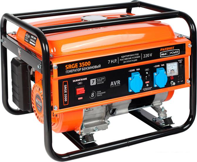 Бензиновый генератор Patriot Max Power SRGE 3500- фото