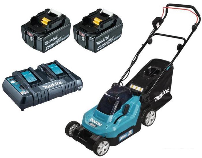 Колёсная газонокосилка Makita DLM382PM2 (с 2-мя АКБ)- фото2