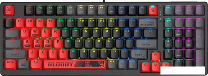 Клавиатура A4Tech Bloody S98 Sports Red (Bloody BLMS Red)- фото