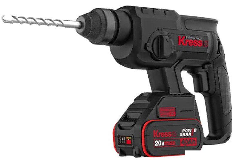 Перфоратор Kress KU390.4 (с 2-мя АКБ, кейс)- фото