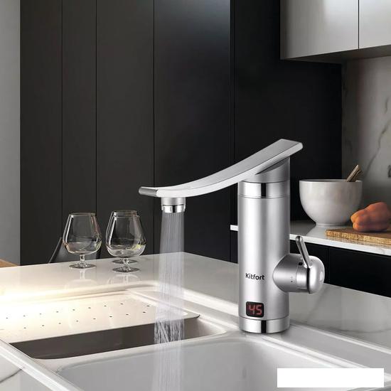 Проточный электрический водонагреватель-кран Kitfort КТ-4028- фото2