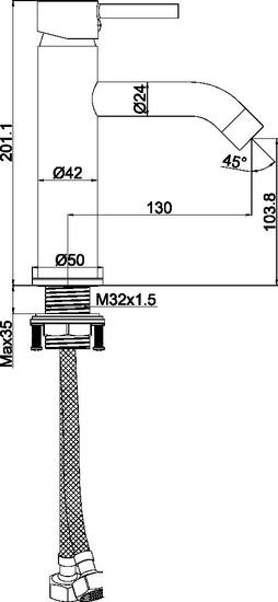 Смеситель Maxonor Pure Life PL1087- фото2