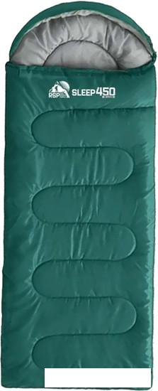 Спальный мешок RSP Outdoor Sleep 450 L RipStop 2024 (зеленый, 220x75см, молния слева)- фото