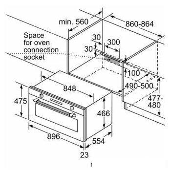Электрический духовой шкаф Siemens iQ100 VB011CBR0M- фото4