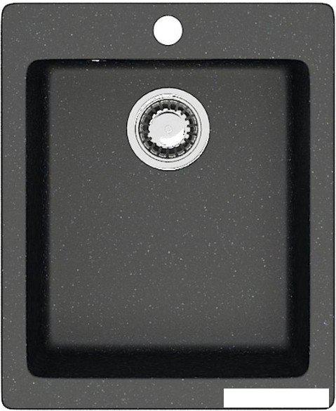 Кухонная мойка Berge BR-4200 + Like F8005022 (черный)- фото2