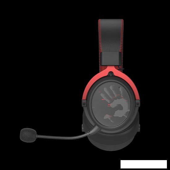 Наушники A4Tech Bloody MR590 Sports (черный/красный)- фото3