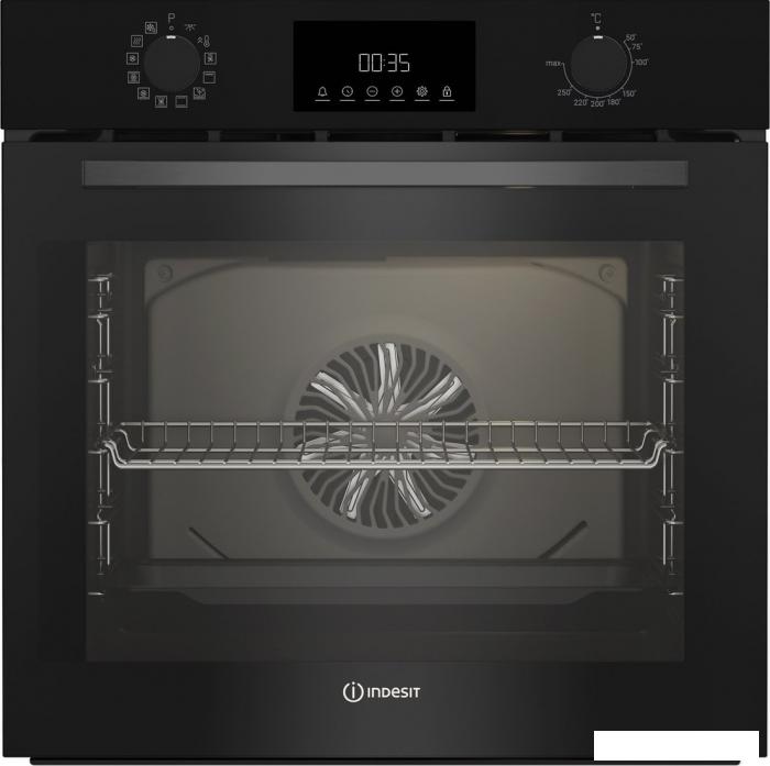 Электрический духовой шкаф Indesit IBFTE 3844 BL- фото