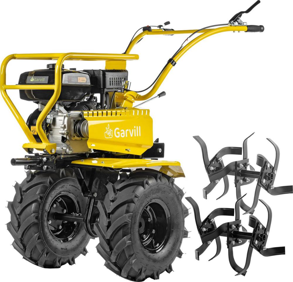 Мотоблок бензиновый Garvill MCP-627K-19 Extreme (колеса 19-7x8)- фото