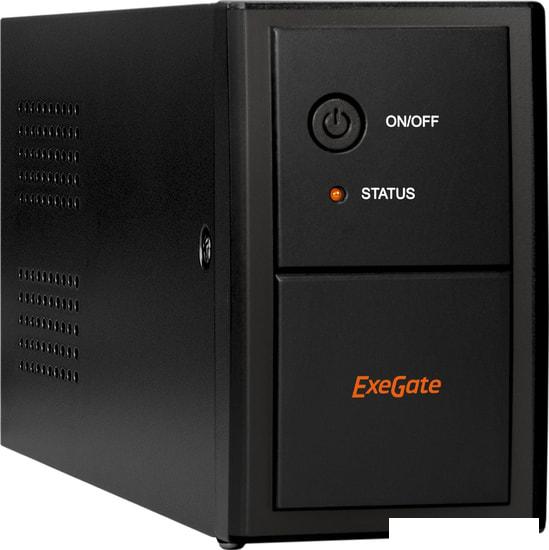 Источник бесперебойного питания ExeGate SpecialPro UNB-650.LED.AVR.C13.RJ.USB- фото