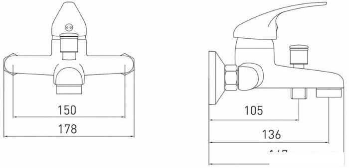 Смеситель Gross Aqua Basic 2237257C- фото2