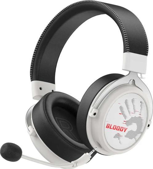 Наушники A4Tech Bloody MR590 Sports (белый/черный)- фото