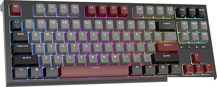 Клавиатура Royal Kludge RK-R87 RGB (черный, RK Red)- фото3