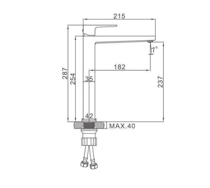 Смеситель Ledeme L1173B- фото3